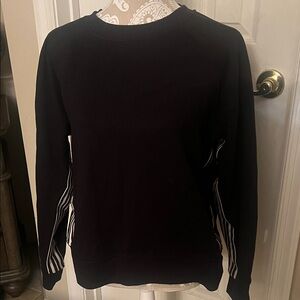 Avia Women's Black Sweatshirt with Stripe Detail